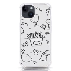 Set Chalk Out Scribble Collection Iphone 14 Tpu Uv Print Case by Ravend