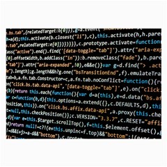 Close Up Code Coding Computer Large Glasses Cloth by Amaryn4rt