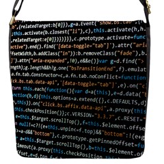 Close Up Code Coding Computer Flap Closure Messenger Bag (s) by Amaryn4rt