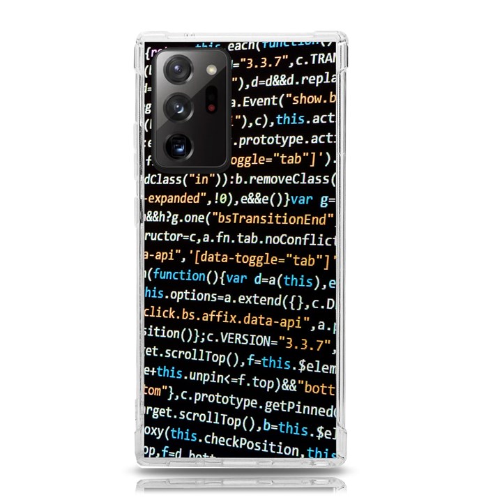 Close Up Code Coding Computer Samsung Galaxy Note 20 Ultra TPU UV Case