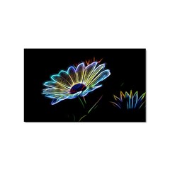 Flower Pattern Design Abstract Background Sticker Rectangular (10 Pack) by Amaryn4rt