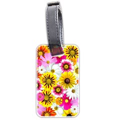 Flowers Blossom Bloom Nature Plant Luggage Tag (two Sides) by Amaryn4rt