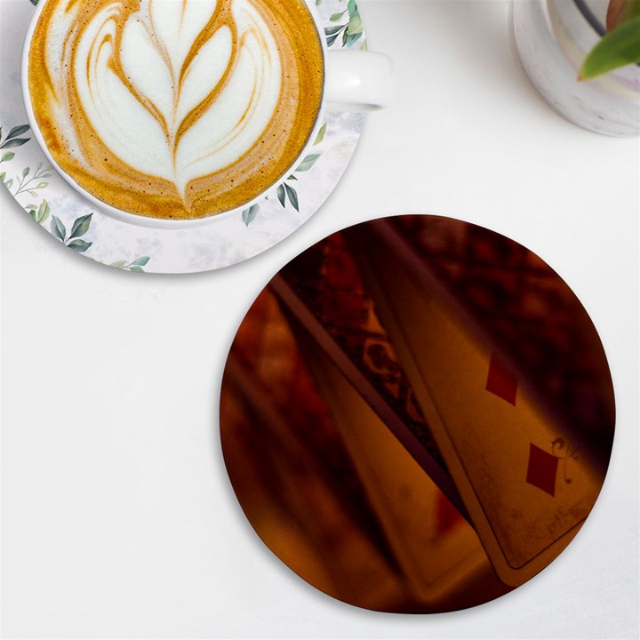 Card Game Mood The Tarot UV Print Round Tile Coaster