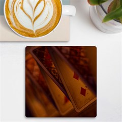 Card Game Mood The Tarot Uv Print Square Tile Coaster  by Amaryn4rt