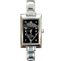 Dog Tube White Night Dark Ice Rectangle Italian Charm Watch by Amaryn4rt