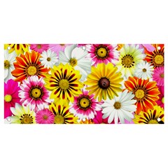 Flowers Blossom Bloom Nature Plant Banner And Sign 4  X 2  by Amaryn4rt