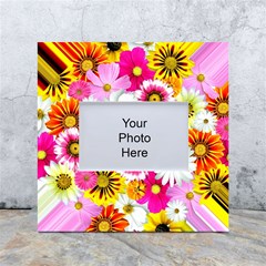 Flowers Blossom Bloom Nature Plant White Box Photo Frame 4  X 6  by Amaryn4rt