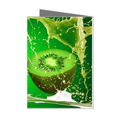 Kiwi Fruit Vitamins Healthy Cut Mini Greeting Cards (pkg Of 8)