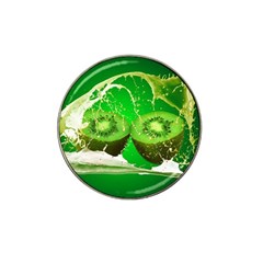 Kiwi Fruit Vitamins Healthy Cut Hat Clip Ball Marker by Amaryn4rt