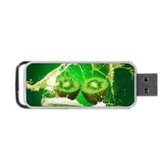 Kiwi Fruit Vitamins Healthy Cut Portable Usb Flash (one Side) by Amaryn4rt