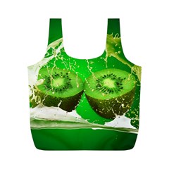 Kiwi Fruit Vitamins Healthy Cut Full Print Recycle Bag (m) by Amaryn4rt