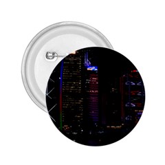 Hong Kong China Asia Skyscraper 2 25  Buttons by Amaryn4rt