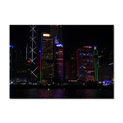 Hong Kong China Asia Skyscraper Sticker A4 (100 Pack) by Amaryn4rt