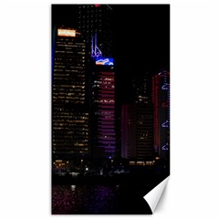 Hong Kong China Asia Skyscraper Canvas 40  X 72  by Amaryn4rt