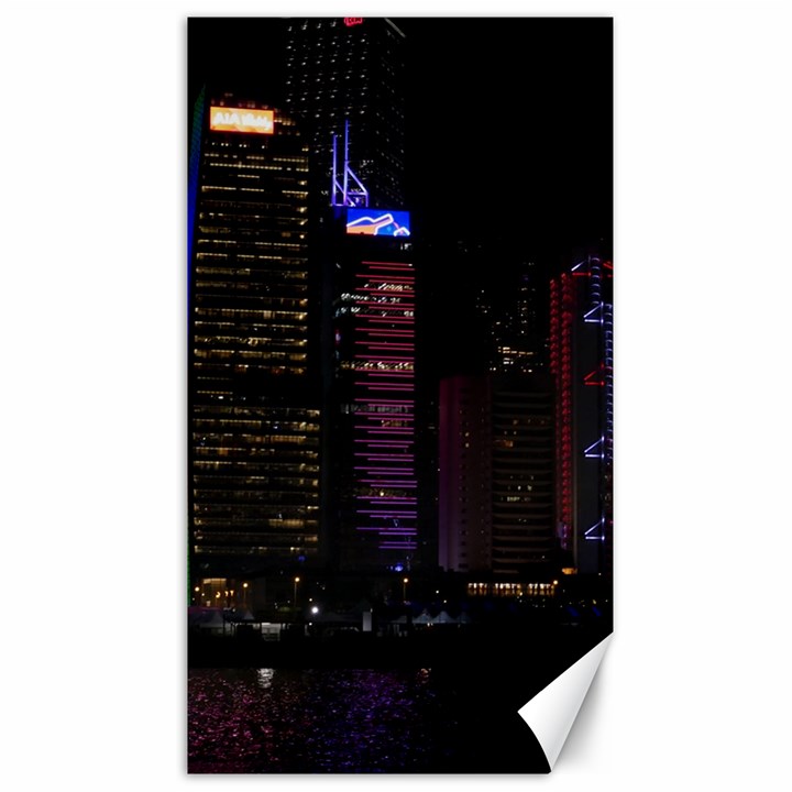 Hong Kong China Asia Skyscraper Canvas 40  x 72 