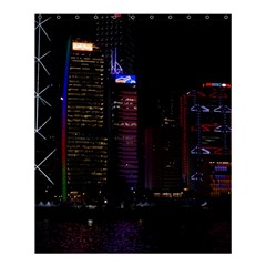 Hong Kong China Asia Skyscraper Shower Curtain 60  X 72  (medium)  by Amaryn4rt