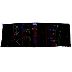 Hong Kong China Asia Skyscraper Body Pillow Case (dakimakura) by Amaryn4rt