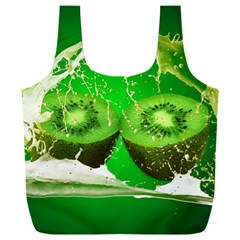 Kiwi Fruit Vitamins Healthy Cut Full Print Recycle Bag (xxl) by Amaryn4rt