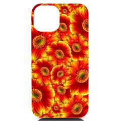 Gerbera Flowers Blossom Bloom Iphone 14 Black Uv Print Case by Amaryn4rt