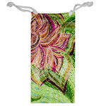 Colorful Design Acrylic Canvas Jewelry Bag Back