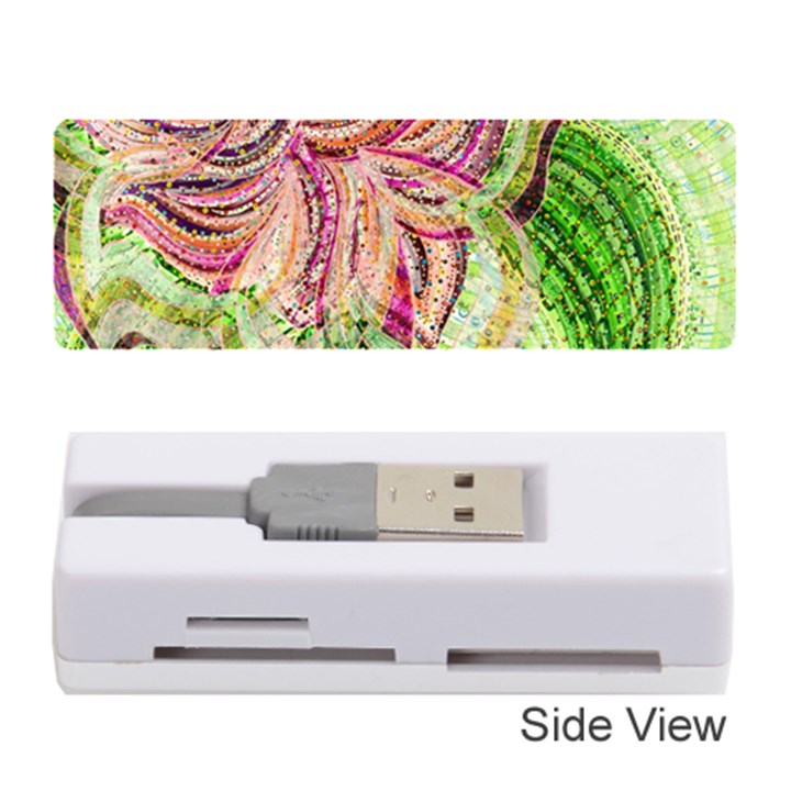 Colorful Design Acrylic Canvas Memory Card Reader (Stick)