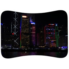 Hong Kong China Asia Skyscraper Velour Seat Head Rest Cushion by Amaryn4rt