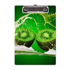 Kiwi Fruit Vitamins Healthy Cut A5 Acrylic Clipboard by Amaryn4rt