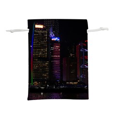 Hong Kong China Asia Skyscraper Lightweight Drawstring Pouch (s) by Amaryn4rt