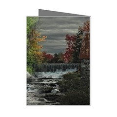 Landscape Summer Fall Colors Mill Mini Greeting Cards (Pkg of 8)