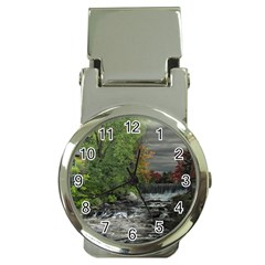 Landscape Summer Fall Colors Mill Money Clip Watches by Amaryn4rt