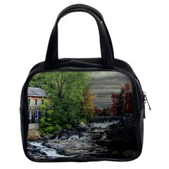 Landscape Summer Fall Colors Mill Classic Handbag (Two Sides)