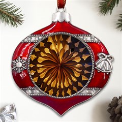 Light Star Lighting Lamp Metal Snowflake And Bell Red Ornament by Amaryn4rt