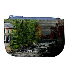 Landscape Summer Fall Colors Mill Large Coin Purse