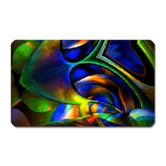 Light Texture Abstract Background Magnet (rectangular) by Amaryn4rt