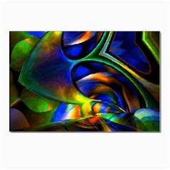 Light Texture Abstract Background Postcard 4 x 6  (pkg Of 10) by Amaryn4rt