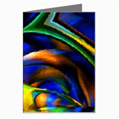 Light Texture Abstract Background Greeting Card by Amaryn4rt