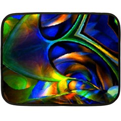 Light Texture Abstract Background Fleece Blanket (mini) by Amaryn4rt