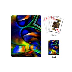 Light Texture Abstract Background Playing Cards Single Design (mini) by Amaryn4rt