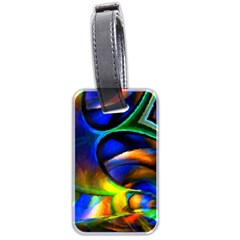 Light Texture Abstract Background Luggage Tag (two Sides) by Amaryn4rt