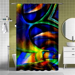 Light Texture Abstract Background Shower Curtain 48  X 72  (small)  by Amaryn4rt