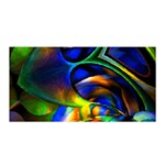 Light Texture Abstract Background Satin Wrap 35  x 70  Front