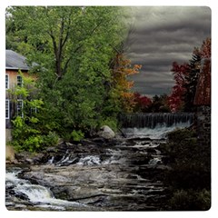 Landscape Summer Fall Colors Mill UV Print Square Tile Coaster 