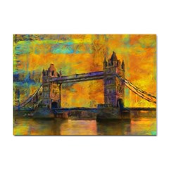 London Tower Abstract Bridge Sticker A4 (10 Pack) by Amaryn4rt