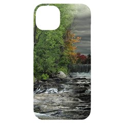 Landscape Summer Fall Colors Mill iPhone 14 Plus Black UV Print Case