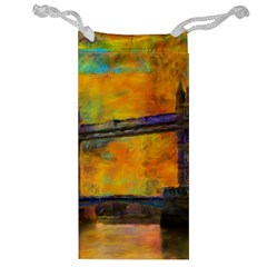 London Tower Abstract Bridge Jewelry Bag by Amaryn4rt