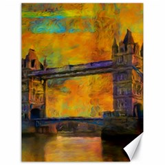 London Tower Abstract Bridge Canvas 18  X 24  by Amaryn4rt