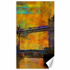 London Tower Abstract Bridge Canvas 40  X 72  by Amaryn4rt