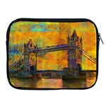 London Tower Abstract Bridge Apple iPad 2/3/4 Zipper Cases Front