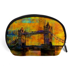 London Tower Abstract Bridge Accessory Pouch (large) by Amaryn4rt