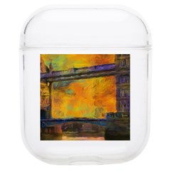 London Tower Abstract Bridge Soft Tpu Airpods 1/2 Case by Amaryn4rt